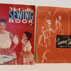 Two vintage sewing instruction booklets - 1950's